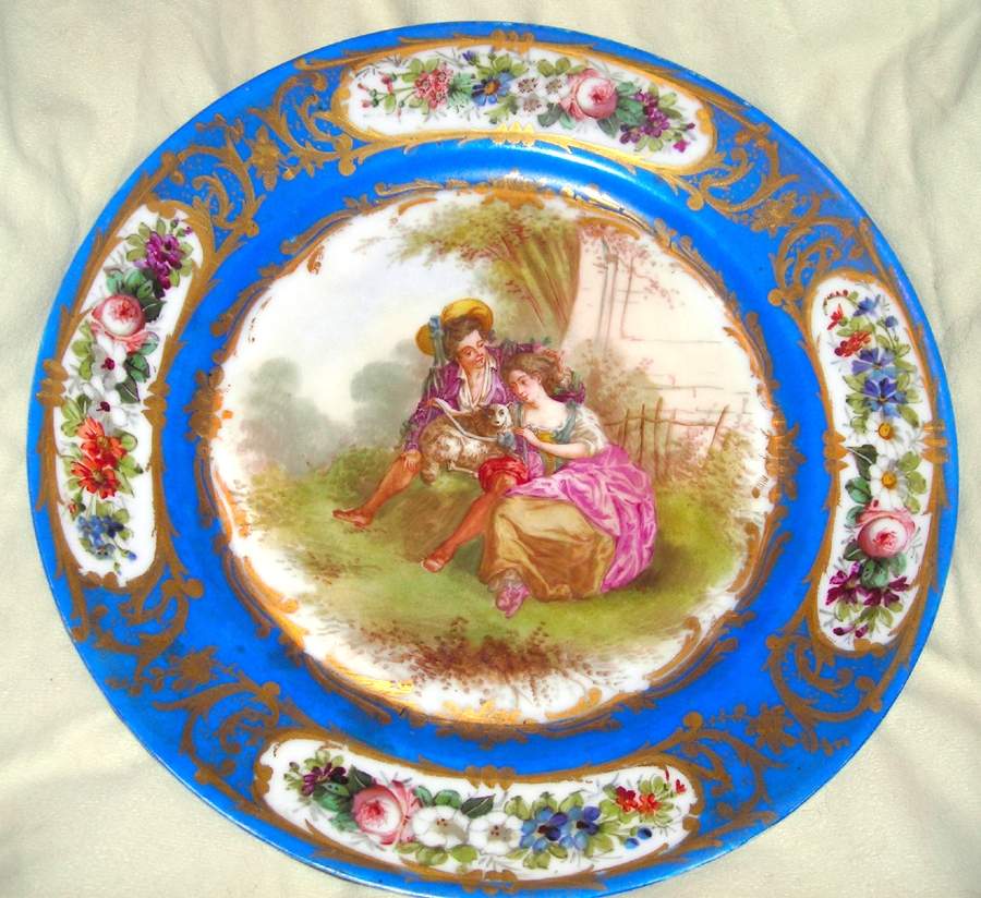 Spf46 Dinner Plate by Sevres Porcelain (France)-1