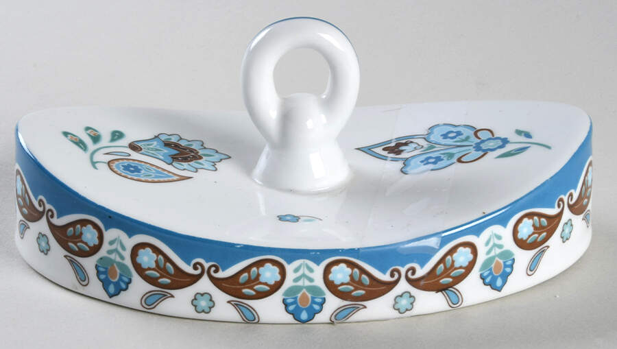 Java Blue Lid for Oval Box by Sadek-1