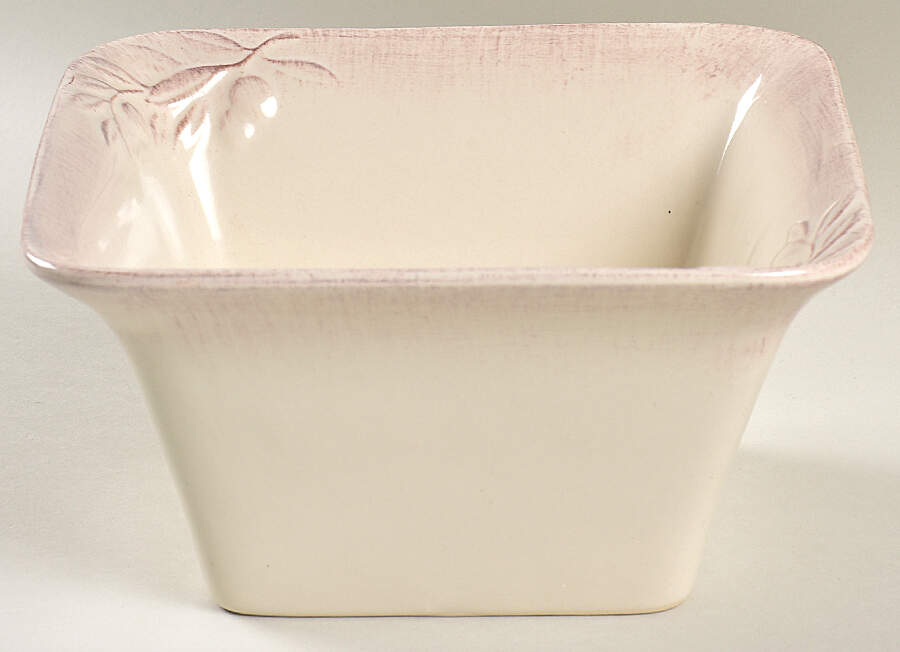 Campagna Ivory 7" Square Bowl by Signature-1
