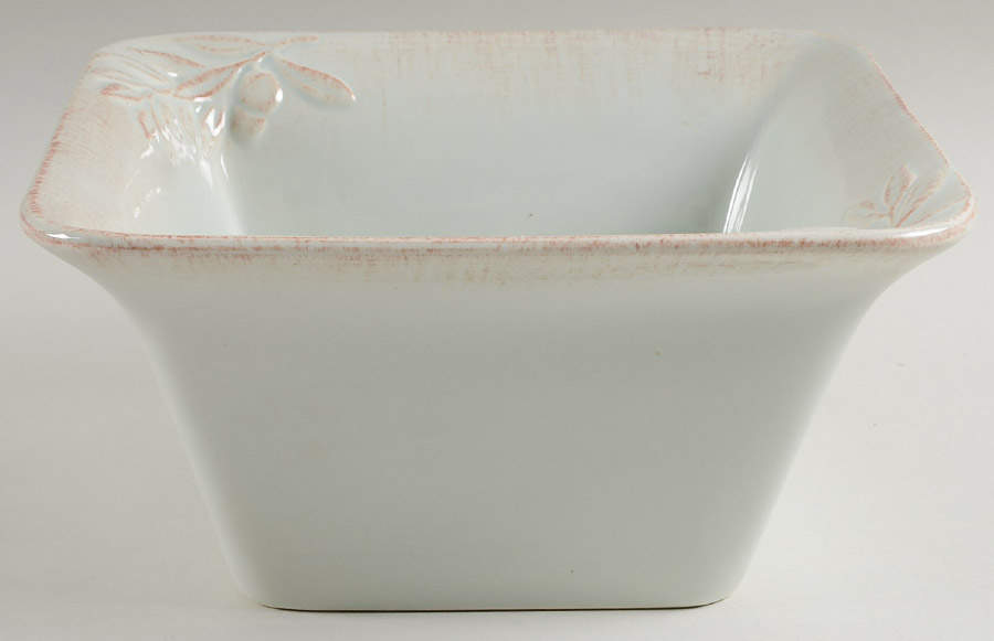 Campagna Green 9" Square Salad Serving Bowl by Signature-1