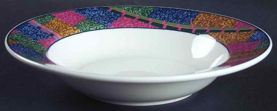 Heritage Rim Soup Bowl by Sango-1