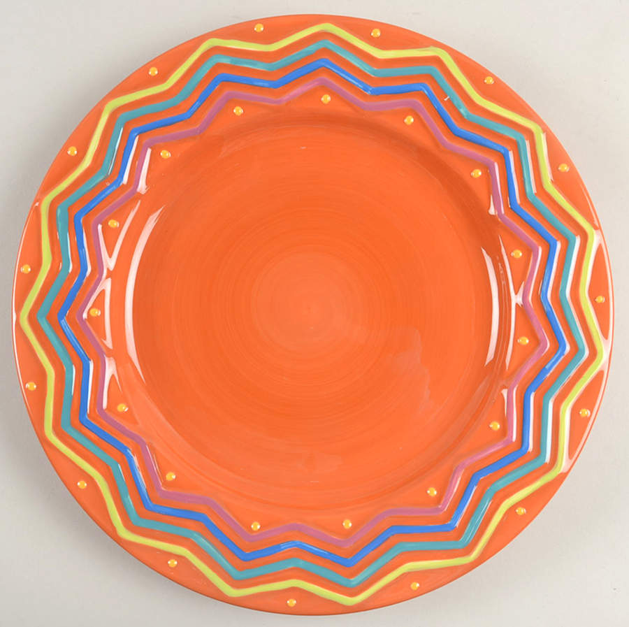 Serrano Terra Cotta Dinner Plate by Studio D-1