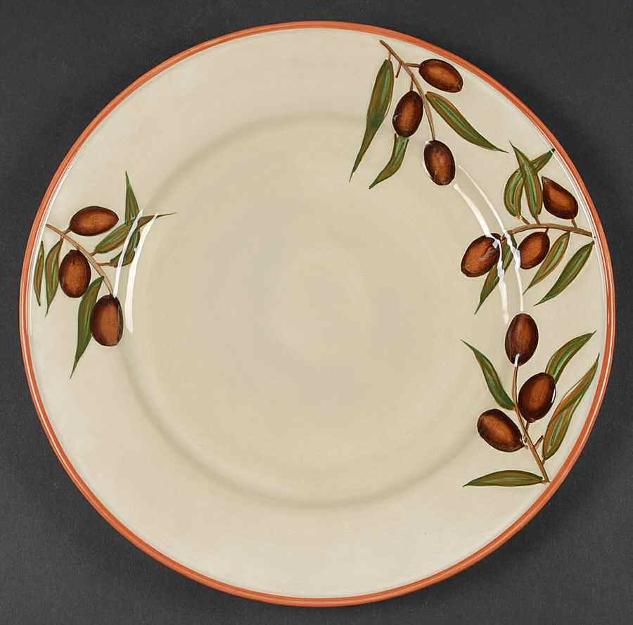 Olive Dinner Plate by Studio D-1