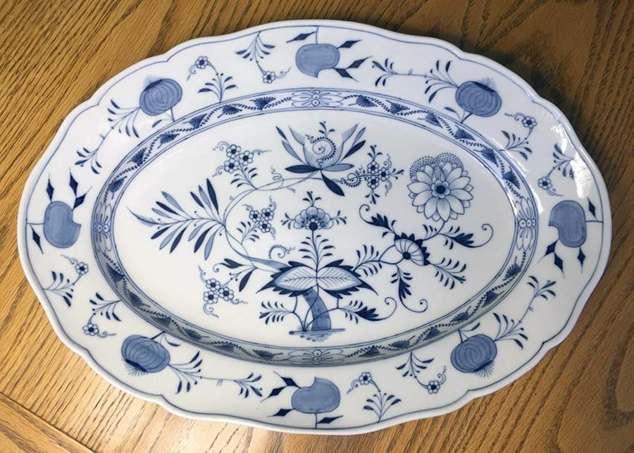 SNU5 16" Oval Serving Platter by Schoenau-1