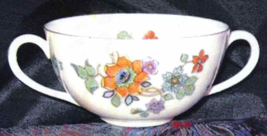 9666 Flat Cream Soup Bowl by Scherzer-1