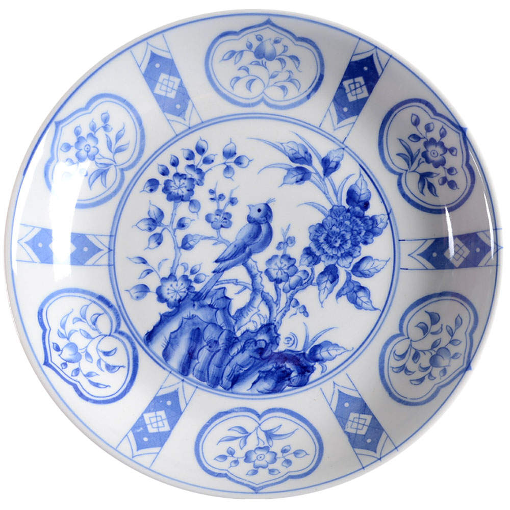 Blue and White Dessert/Pie Plate by Sadek-1