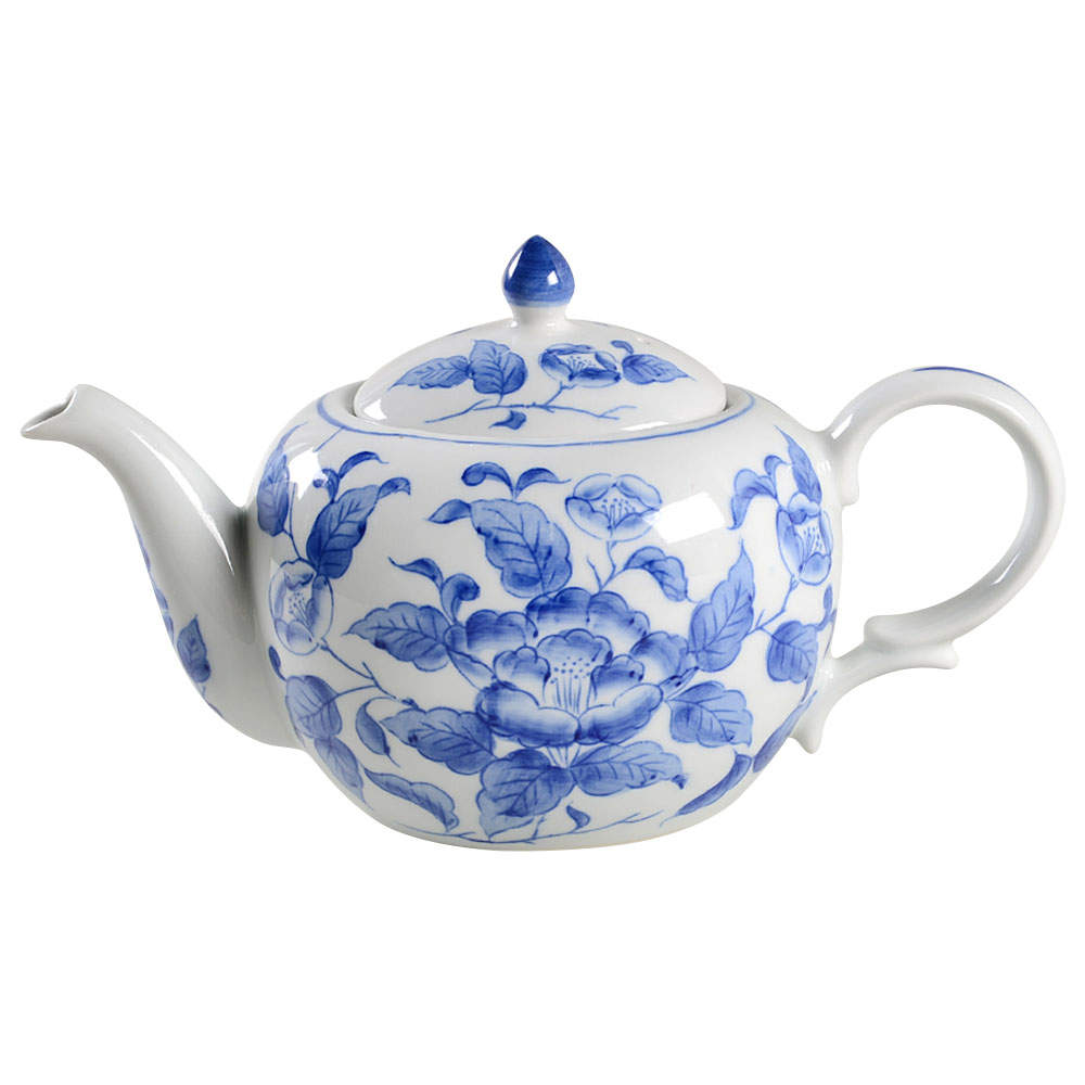 Blue and White Individual Teapot & Lid by Sadek-1