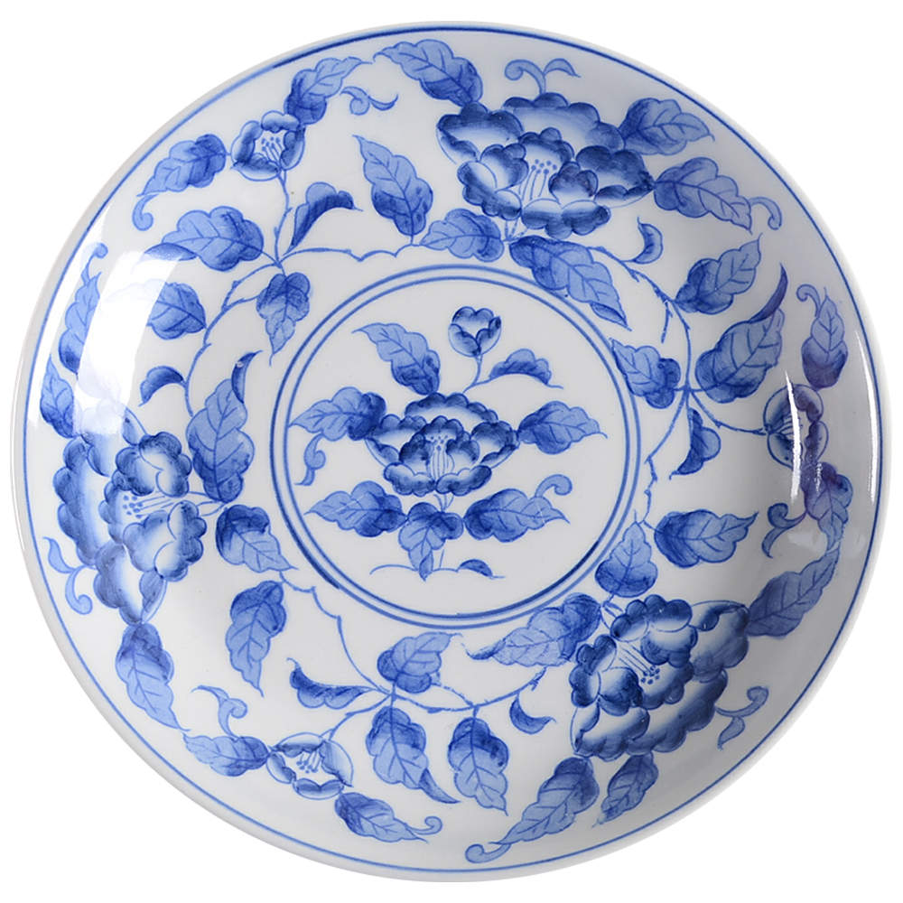 Blue and White Dessert/Pie Plate by Sadek-1