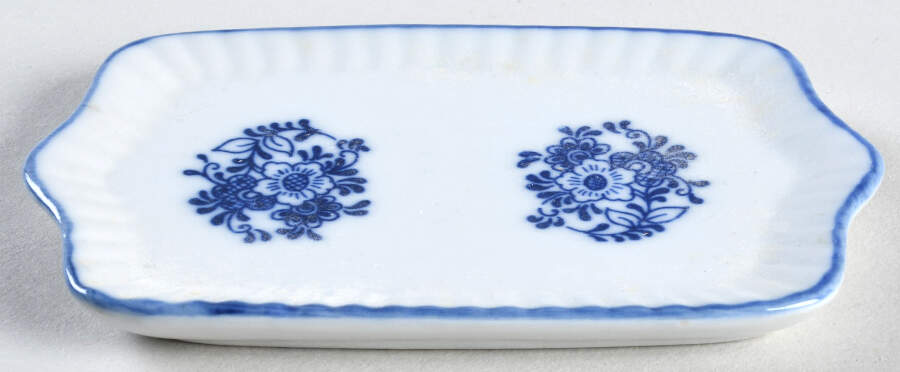 Blue and White Miniature Tray by Sadek-1