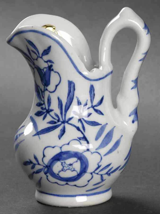 Blue and White Miniature Pitcher by Sadek-1
