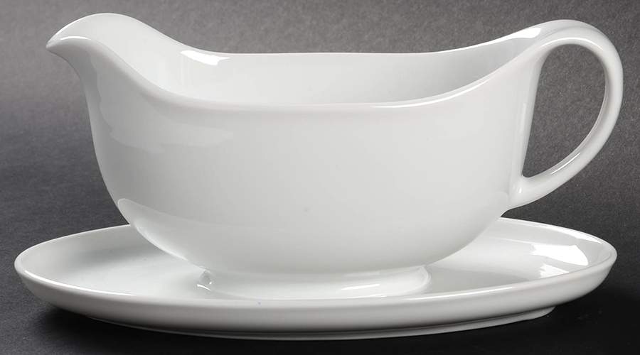 SCD89 Gravy Boat with Attached Underplate by Schonwald-1