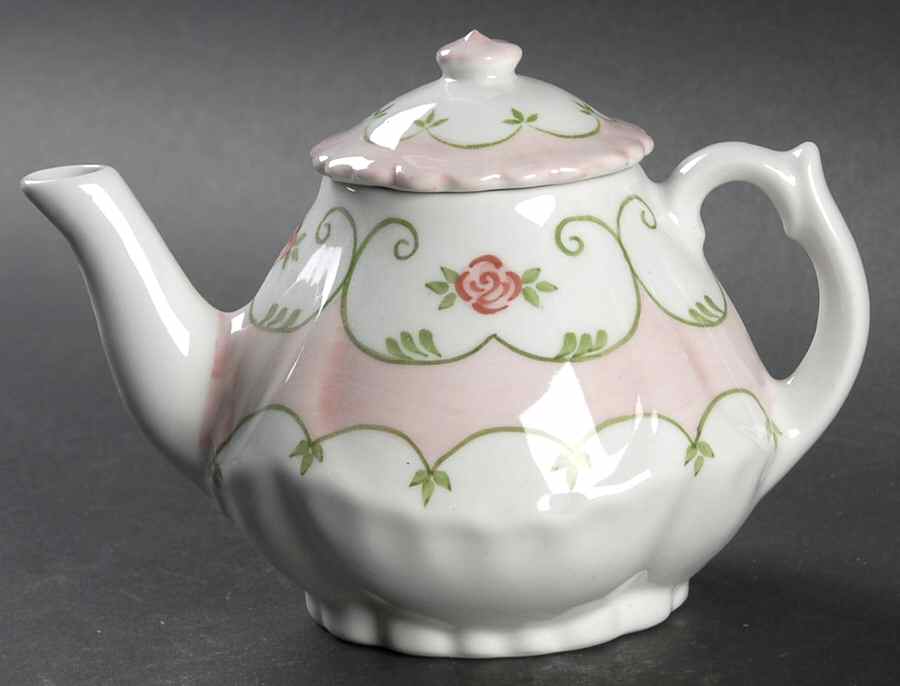 Eloise Pink Child's Teapot & Lid by Sadek-1