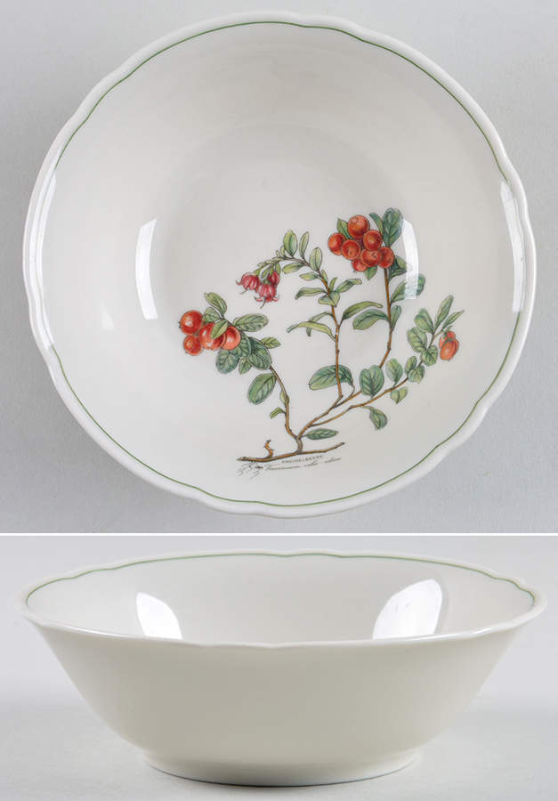Waldbeere Ivory Coupe Cereal Bowl by Seltmann-1