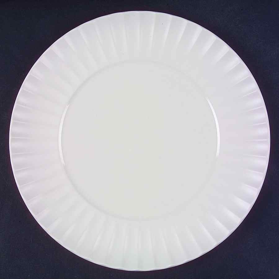 Dynasty White (Matte) Dinner Plate by Sasaki-1