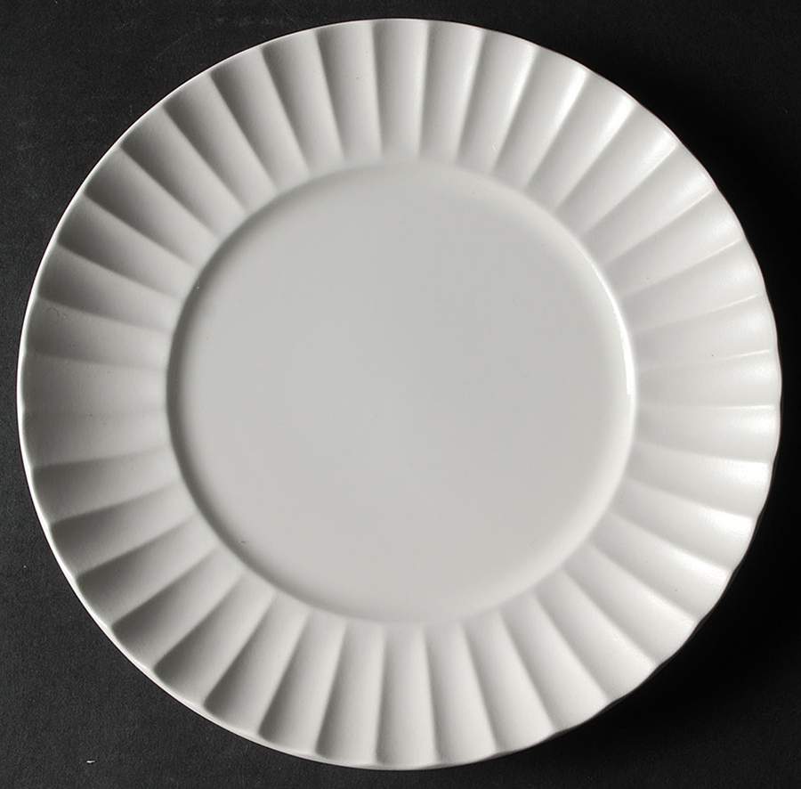 Dynasty White (Matte) Salad Plate by Sasaki-1