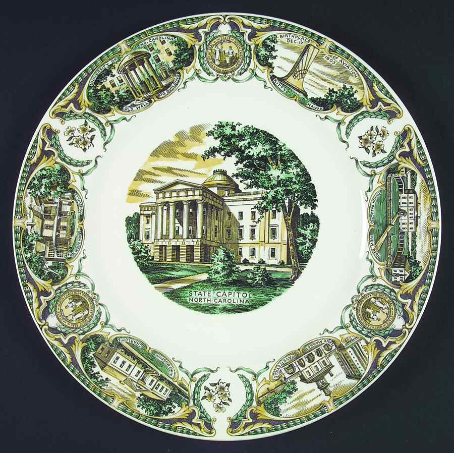 North Carolina Service Plate (Charger) by Salem-1