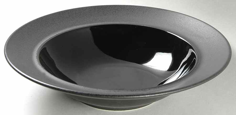 Kyoto Black Rim Soup Bowl by Sasaki-1