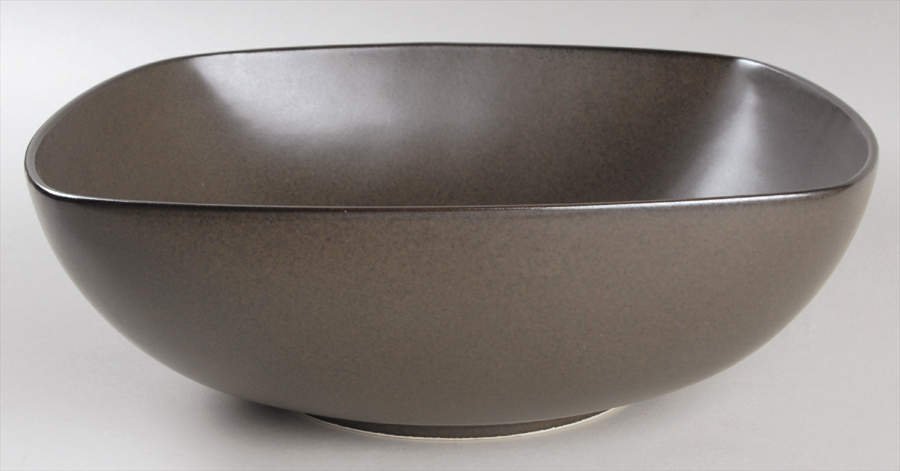 Simplicity Brown 10" Square Vegetable Bowl by Sasaki-1