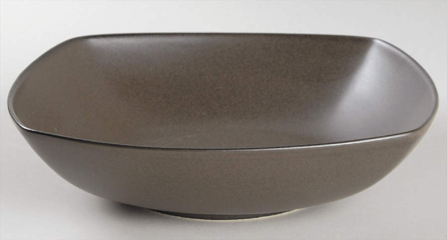 Simplicity Brown Square Soup Bowl by Sasaki-1