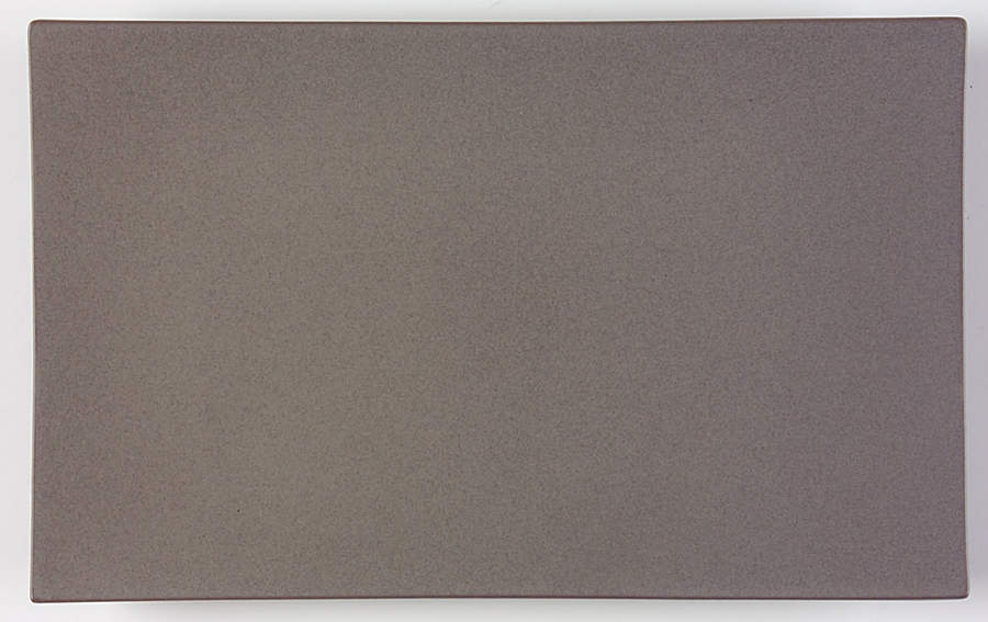 Simplicity Gray 11" Rectangular Serving Platter by Sasaki-1