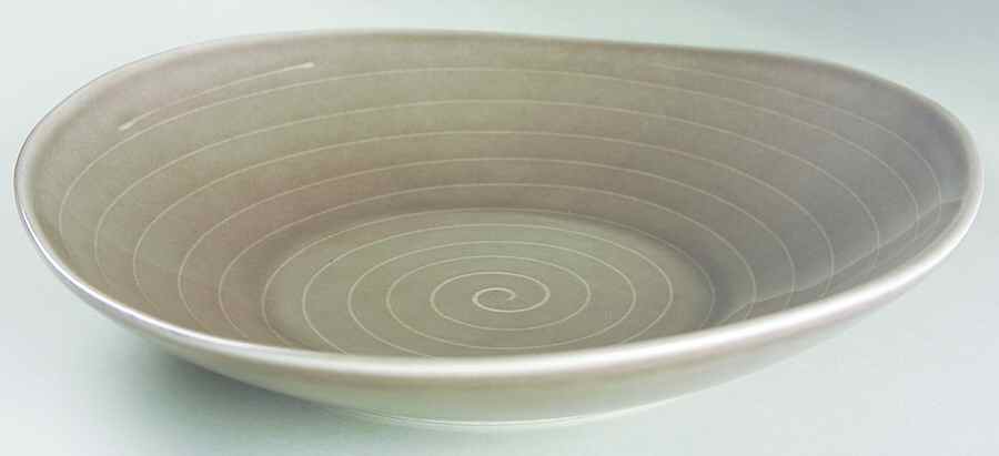 Spa Taupe 9" Individual Pasta Bowl by Sasaki-1