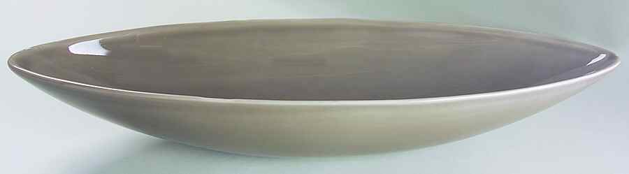 Spa Taupe Canoe Shape Tray by Sasaki-1