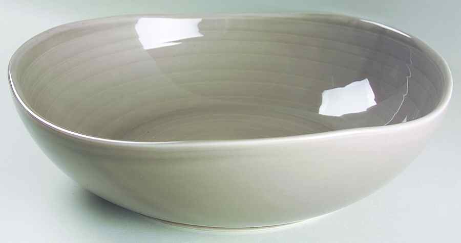 Spa Taupe Hostess Bowl by Sasaki-1