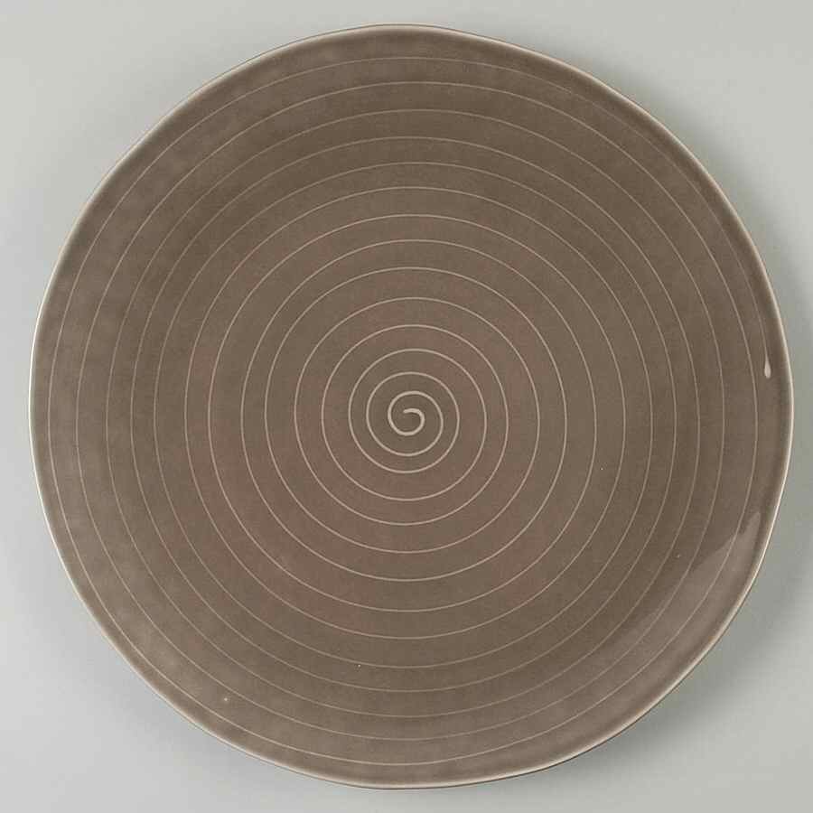 Spa Taupe Service Plate (Charger) by Sasaki-1
