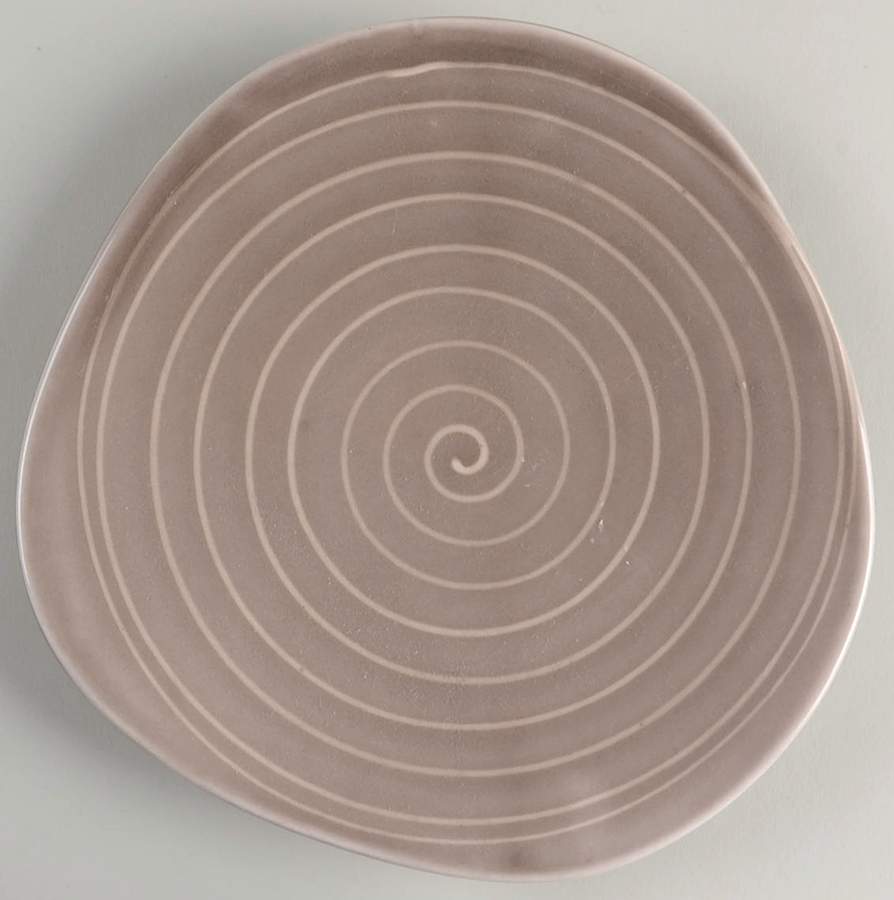 Spa Taupe Bread & Butter Plate by Sasaki-1