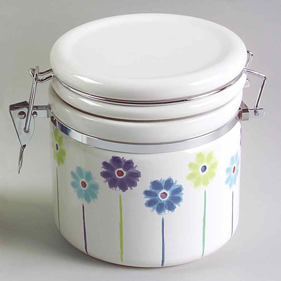 Aroma Blue Small Canister & Lid by Studio Nova-1