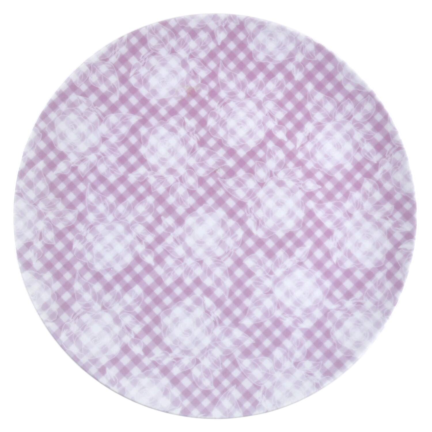 Chelsea Rose Mauve 12" Chop Plate (Round Platter) by Studio Nova-1