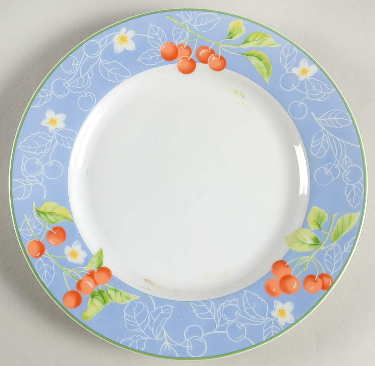 Summer Cherries Salad Plate by Studio Nova-1