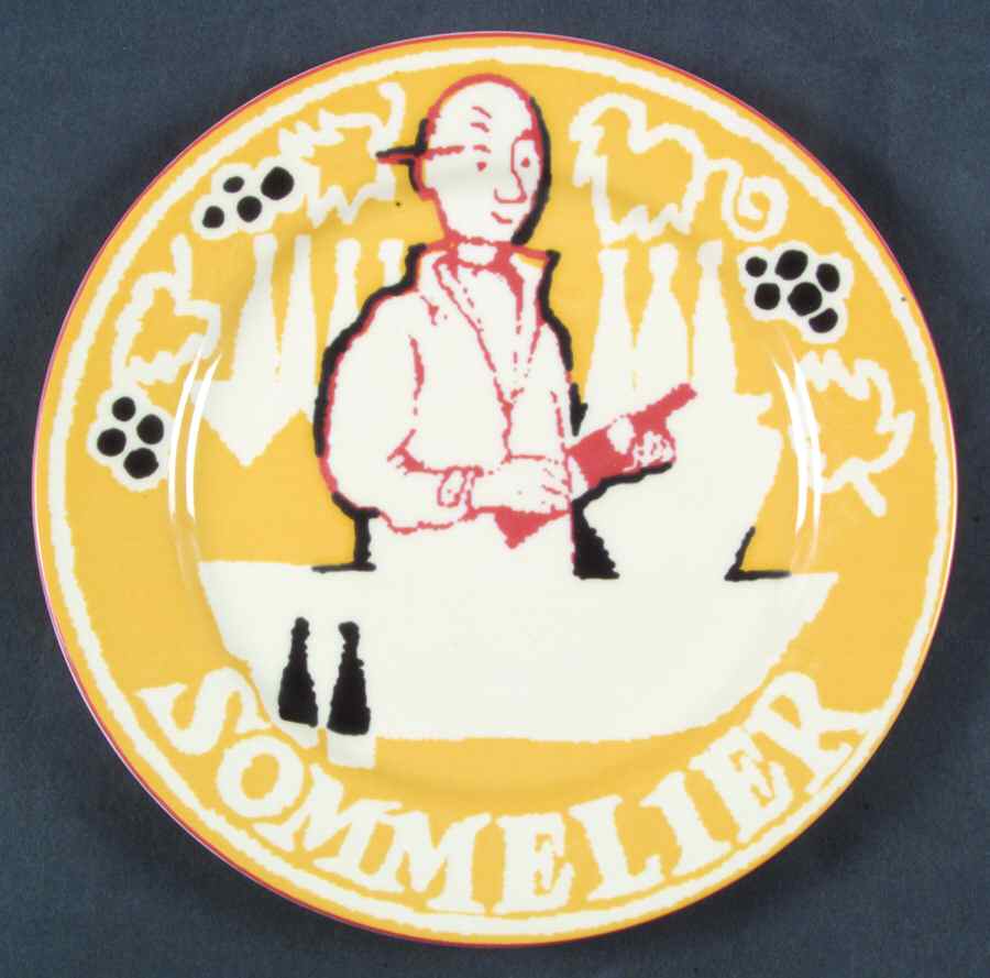 Histoire du Vin Dessert/Pie Plate by Sabatier-1