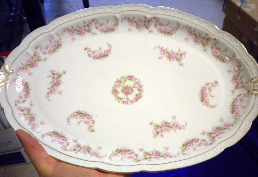 ZSC4 12" Oval Serving Platter by Z S & Co (Scherzer)-1