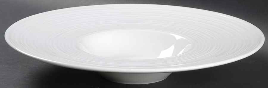 Spin White 11" Hors d'Oeuvre Plate by Sasaki-1