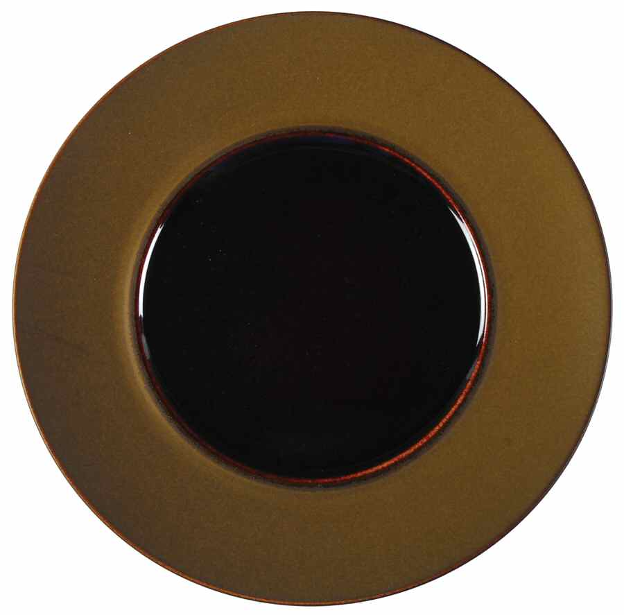 Kyoto Bronze Dinner Plate by Sasaki-1