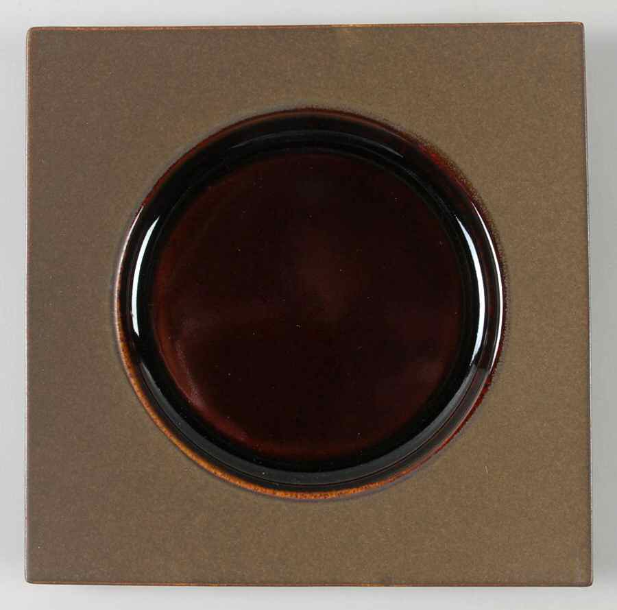 Kyoto Bronze Square Salad Plate by Sasaki-1