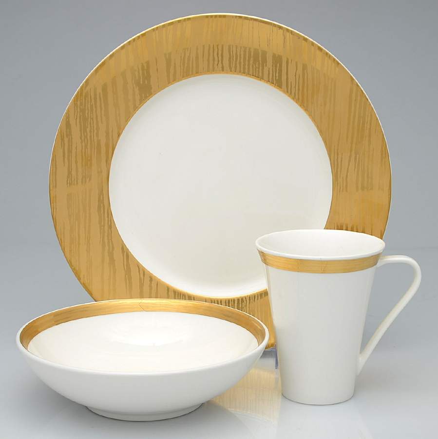 Beechwood Gold 12 Piece Set by Sasaki-1