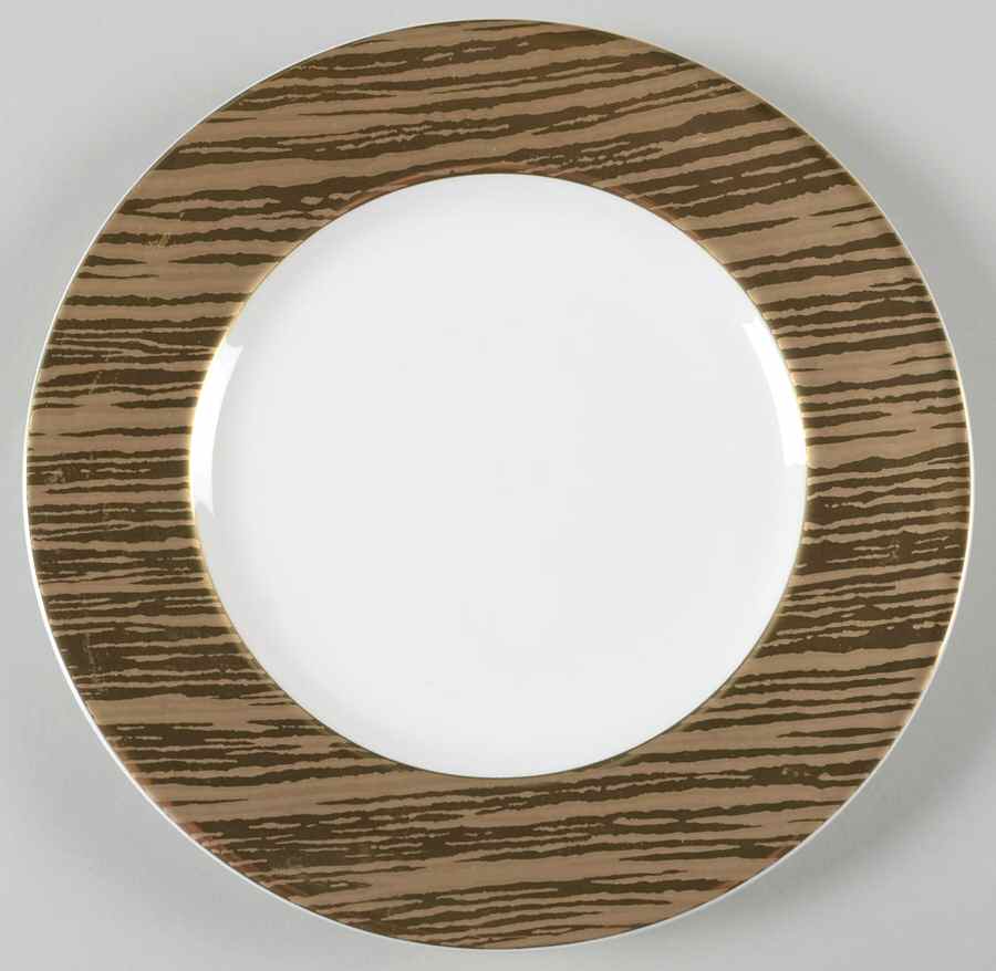 Beechwood Gold Salad Plate by Sasaki-1