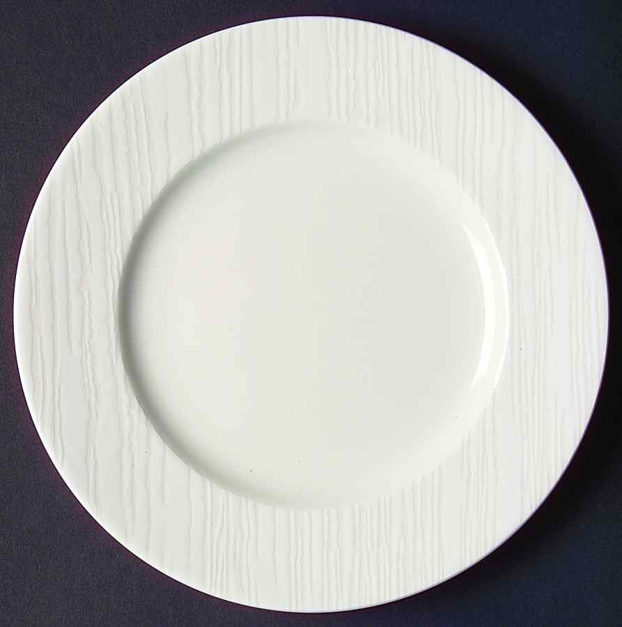 Beechwood White Salad Plate by Sasaki-1
