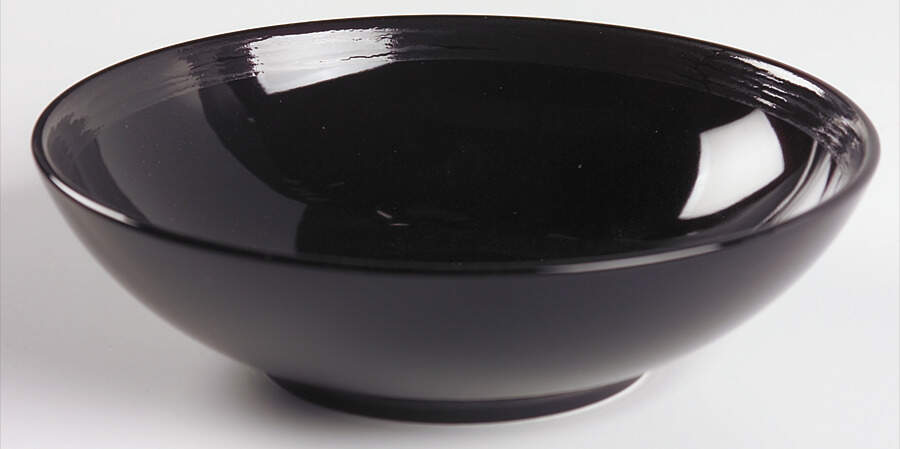 Beechwood Ebony Soup/Cereal Bowl by Sasaki-1