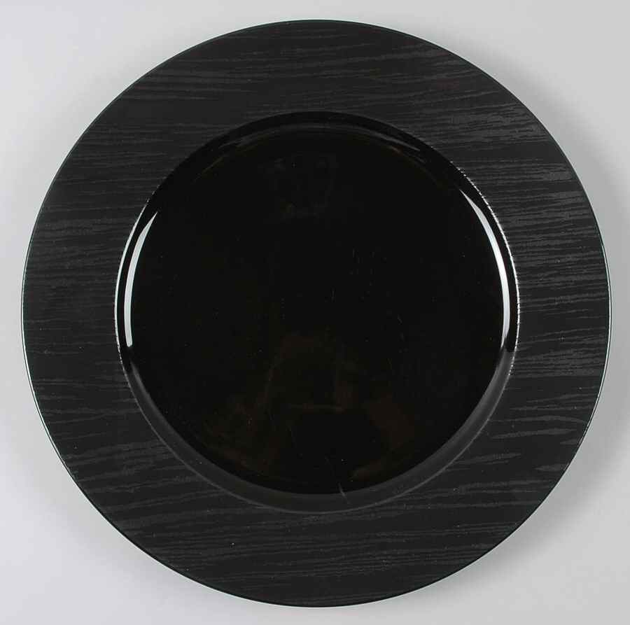 Beechwood Ebony 12" Chop Plate (Round Platter) by Sasaki-1