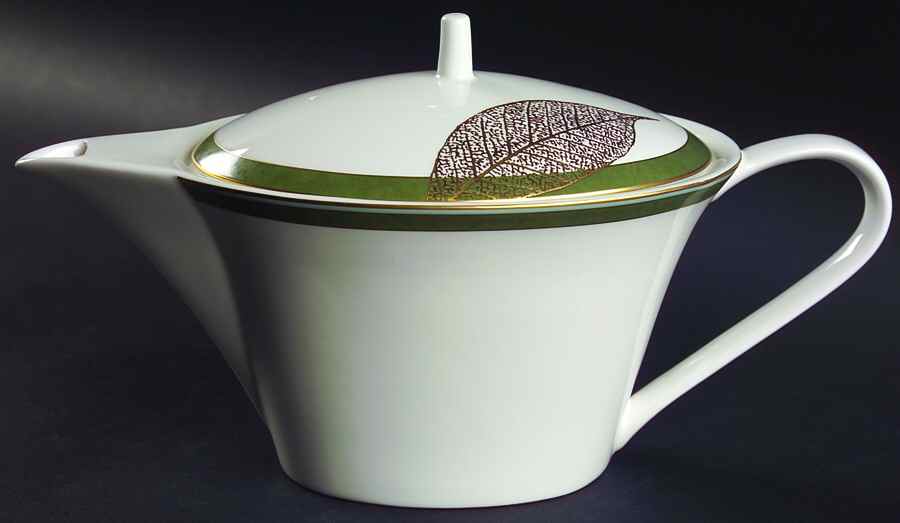 Gold Leaves Coffee Pot & Lid by Sasaki-1