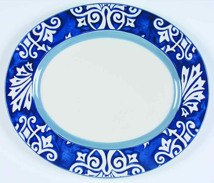Sevilla 13" Oval Serving Platter by Studio Nova-1