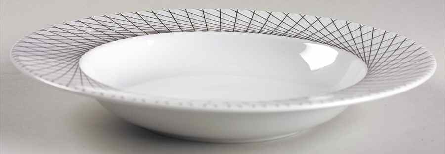 Bridges Large Rim Soup Bowl by Studio Nova-1