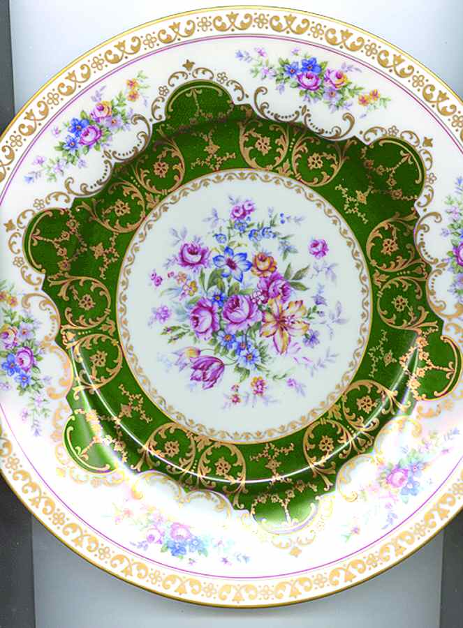 HCZ247 Green Dinner Plate by Haas-Czjzek Coronado-1