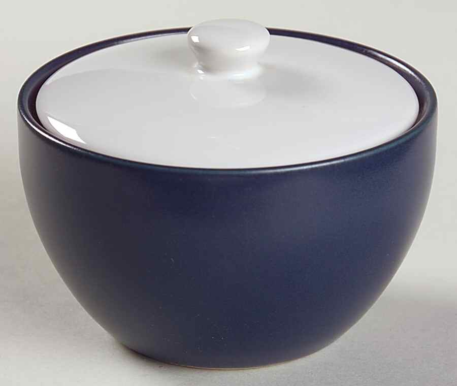 Bay Blue Sugar Bowl & Lid by Studio Nova-1