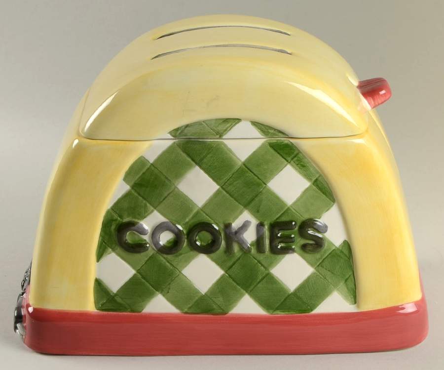 Country Vintage Figural Cookie Jar & Lid by Sakura-1