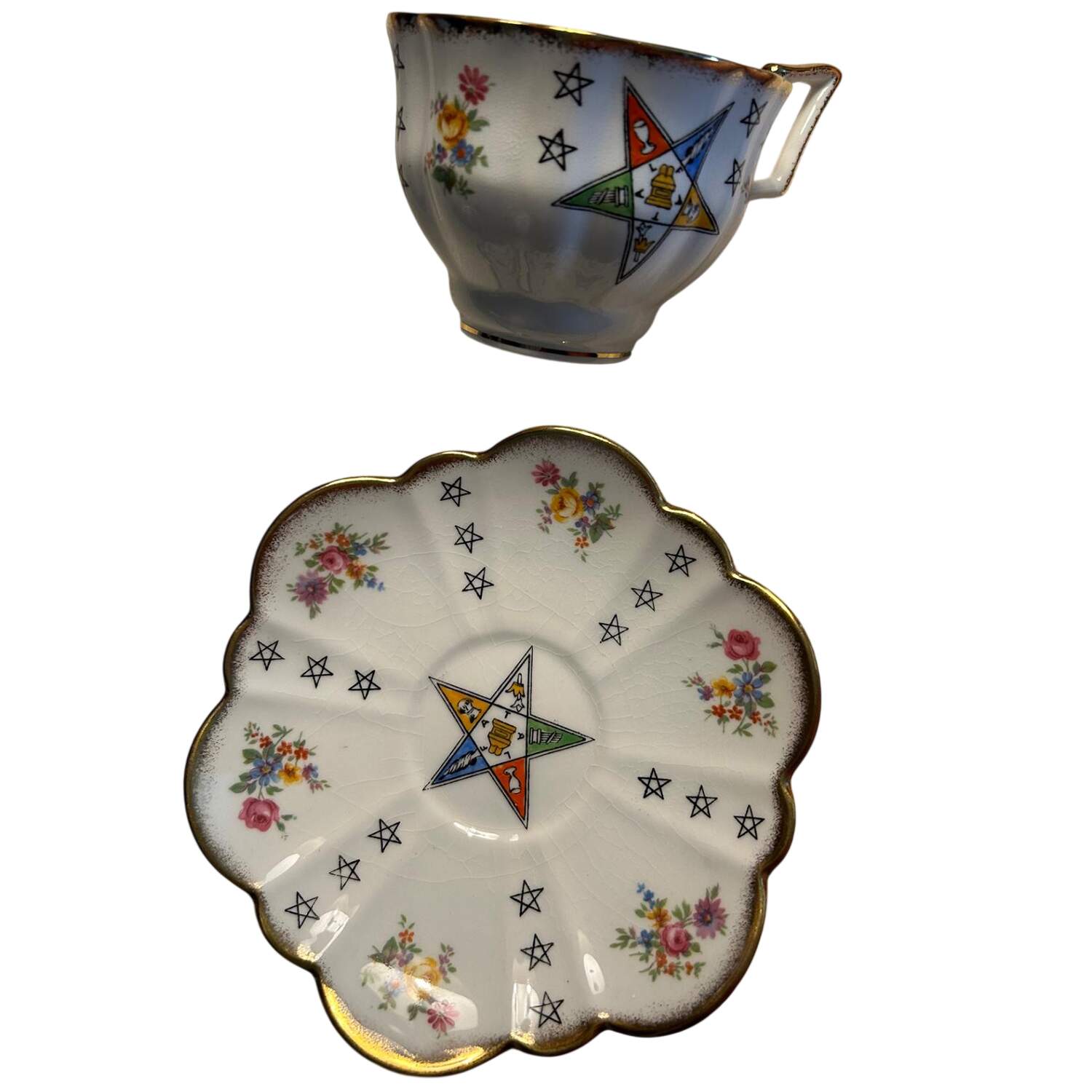 SLS32 Footed Cup & Saucer Set by Salisbury-1