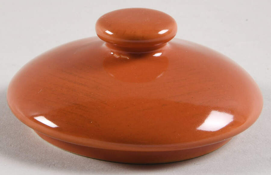 Sorrento Paprika (Orange) Lid for Small Canister by Signature-1